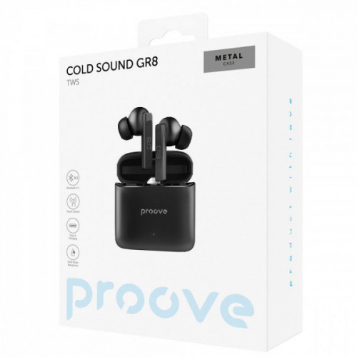 Бездротові навушники Proove Cold Sound GR8 TWS black Купити в Україні