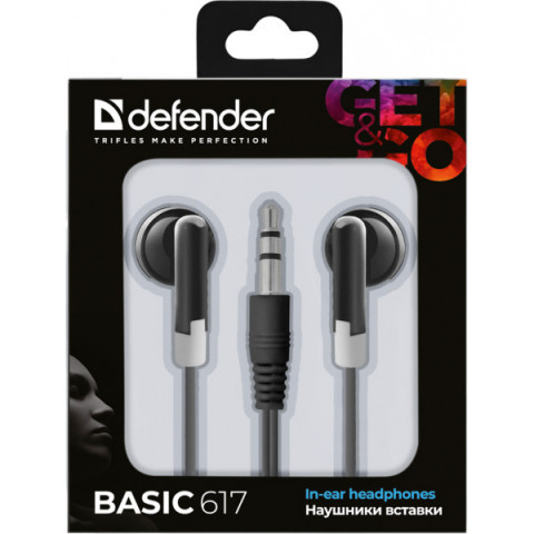 Навушники без мікрофону Defender Basic-617 Black (63617)