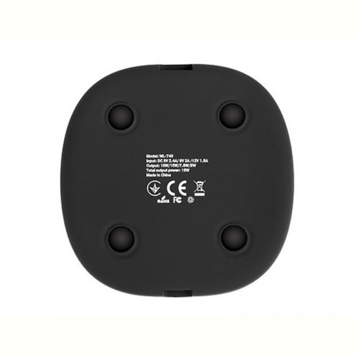 Бездротовий зарядний пристрій REAL-EL WL-740 2.4A 15W Black