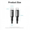 Кабель Vention USB Type-C - USB Type-C (M/M), 100W, 5A, 1.2 м, Black (CTKBAV)