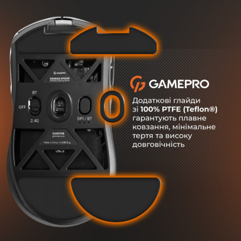 Бездротова ігрова миша GamePro Genesis Hollow (GM870HB) Купити в Україні