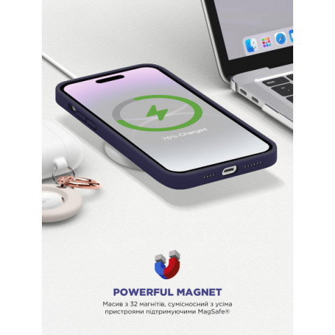 Чохол ArmorStandart ICON2 MagSafe для Apple iPhone 14 Pro Elderberry (ARM68403)