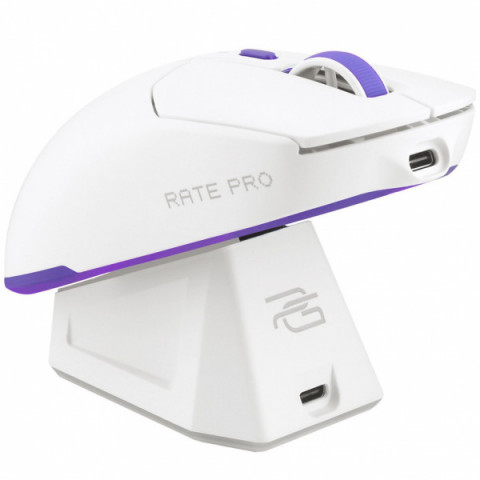 Бездротова ігрова миша Proove Gaming Rate Pro with Charging Dock white Купити в Україні