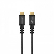 Кабель Promate PowerBolt240 USB Type-C - USB Type-C (M/M), 5 A, 240 W, 1 м, Black