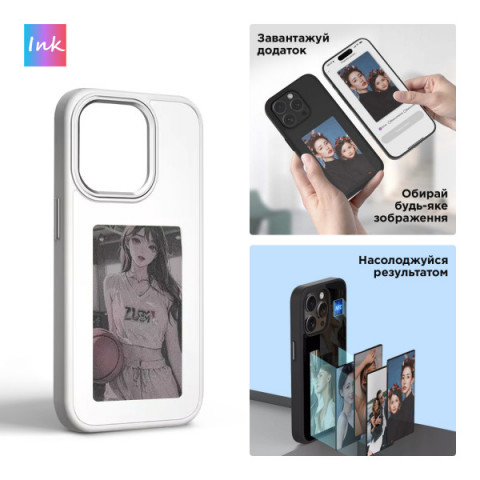 Чохол ArmorStandart Ink Screen для Apple iPhone 15 Pro Max Black (ARM74561)
