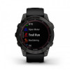 Смарт-годинник Garmin Fenix 7 Sapphire Solar Carbon Gray DLC Titanium with Black Band (010-02540-2C)