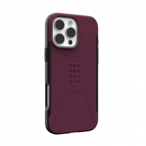 Чохол-накладка Urban Armor Gear для Apple iPhone 16 Pro Max Civilian Magsafe Bordeaux (114445119049)