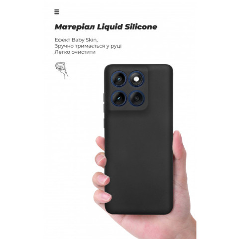 Чохол ArmorStandart ICON для Motorola Edge 60 5G Camera cover Black (ARM85837)