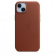 Чохол Apple iPhone 14 Plus Leather Case with MagSafe Umber (MPPD3)