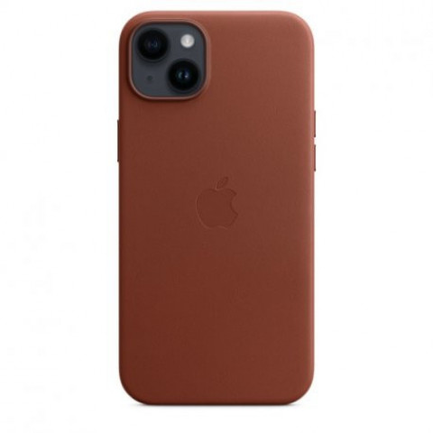 Чохол Apple iPhone 14 Plus Leather Case with MagSafe Umber (MPPD3)