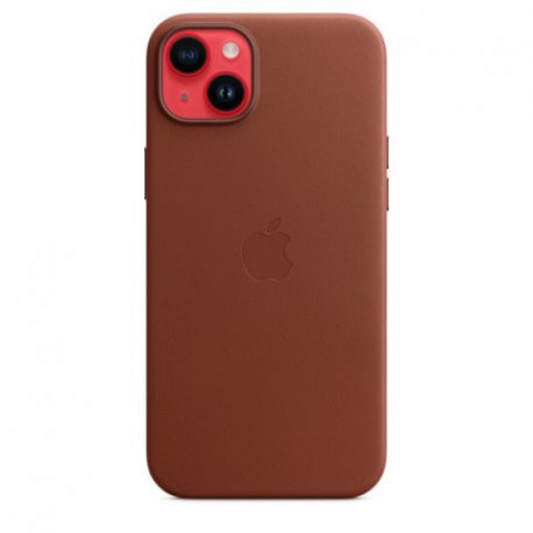 Чохол Apple iPhone 14 Plus Leather Case with MagSafe Umber (MPPD3)