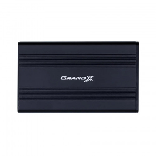 Зовнішня кишеня Grand-X для підключення SATA HDD 2.5", USB 2.0, алюміній (HDE21)