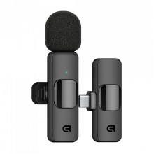 Бездротовий петличний мікрофон ArmorStandart ASM2 USB type-C black (ARM80110)