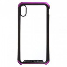 Чохол ArmorStandart Element Case для iPhone XS Max Transparent Black/Purple (ARM53421)