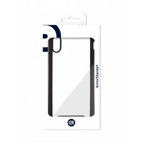 Чохол ArmorStandart Element Case для iPhone XS Max Transparent Black/Purple (ARM53421)