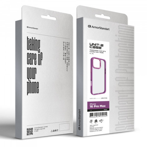 Чохол ArmorStandart UNIT2 для Apple iPhone 16 Pro Max Violet (ARM78768)