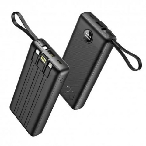 Зовнішній акумулятор Power Bank VEGER 20000mAh 22.5W Black (VG-W2047/W2059)