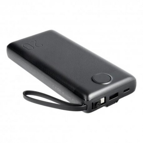 Зовнішній акумулятор Power Bank VEGER 20000mAh 22.5W Black (VG-W2047/W2059)