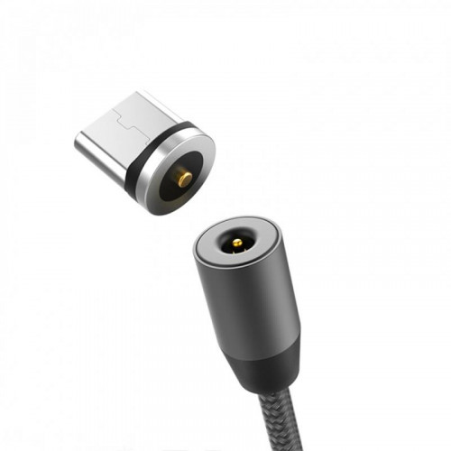 Кабель SkyDolphin S59V Magnetic USB - мicroUSB 1м, Black (USB-000442)