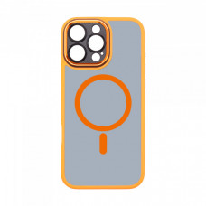 Чохол ArmorStandart Unit MagSafe SE для Apple iPhone 16 Pro Max Orange Black (ARM81151)