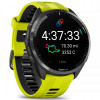 Смарт-годинник Garmin Forerunner 965 Carbon Gray DLC Titanium Bezel with Black Case and Amp Yellow/Black Silicone Band (010-02809-82)