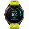 Смарт-годинник Garmin Forerunner 965 Carbon Gray DLC Titanium Bezel with Black Case and Amp Yellow/Black Silicone Band (010-02809-82)