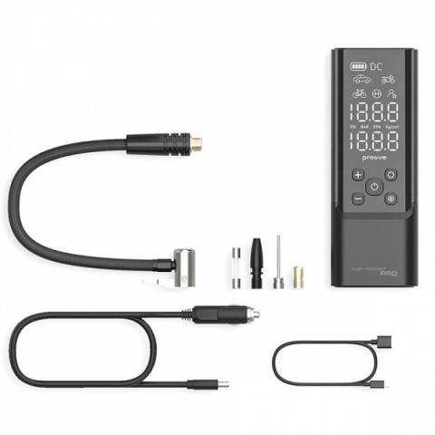 Автомобільний насос Proove Pump Assistant Pro 120W 7500mAh black Купити в Україні