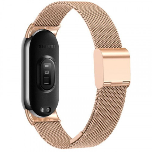 Ремінець BeCover Metal для Xiaomi Mi Smart Band 8 Rose Gold (709360)