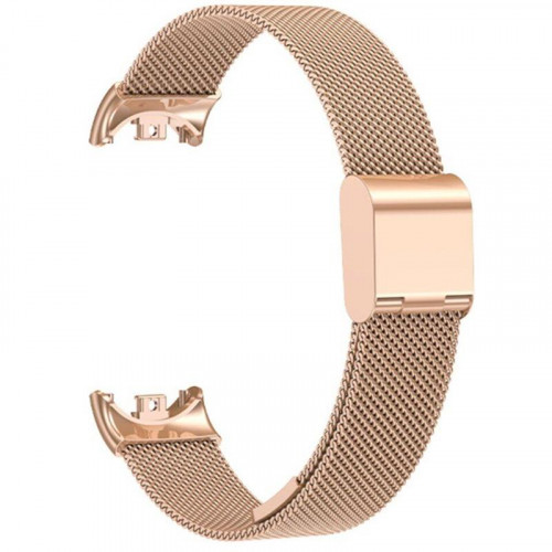 Ремінець BeCover Metal для Xiaomi Mi Smart Band 8 Rose Gold (709360)