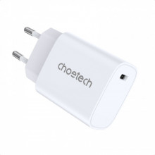 Мережевий зарядний пристрій Choetech (1USBх3A) Type-C PD20W Charger White (Q5004-EU-WH)