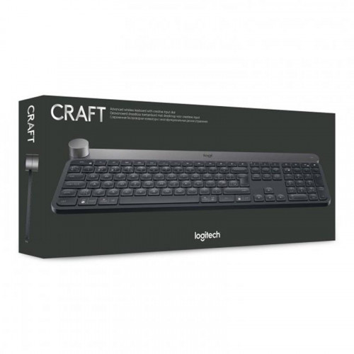 Клавіатура бездротова Logitech Craft Black (920-008504)