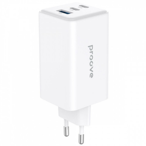 МЗП Proove Pocket GaN Max 100W (2Type-C + USB) white Купити в Україні