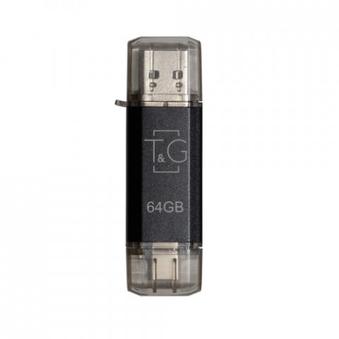 Флеш-накопичувач USB 64GB Type-C T&G 009 Star Series Black (TG009TC-64GBK)