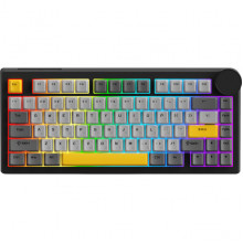 Бездротова механічна клавіатура Ajazz AK820 V2 Coconut Flake Switch (AK820-V2-CF-BGY)