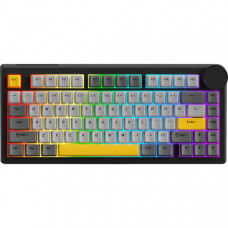 Бездротова механічна клавіатура Ajazz AK820 V2 Coconut Flake Switch (AK820-V2-CF-BGY)