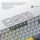 Бездротова механічна клавіатура Ajazz AK820 V2 Coconut Flake Switch (AK820-V2-CF-BGY) Купити в Україні