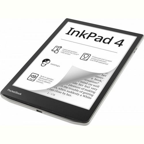 Електронна книга PocketBook 743G InkPad 4 Stundust Silver (PB743G-U-CIS)