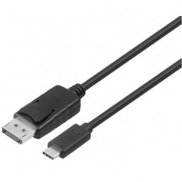 Кабель 2Е USB-C - DisplayPort (AM/AM), 3840*2160@60Hz, 1m, black