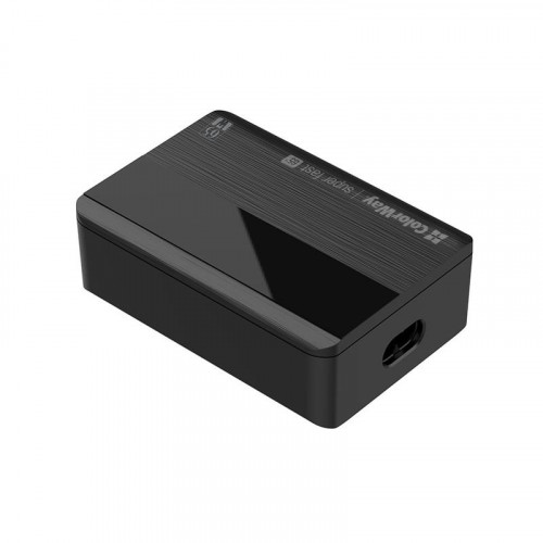 Мережевий зарядний пристрій ColorWay Power Delivery (2USB-A + 2USB TYPE-C) (65W) Black (CW-CHS040PD-BK)