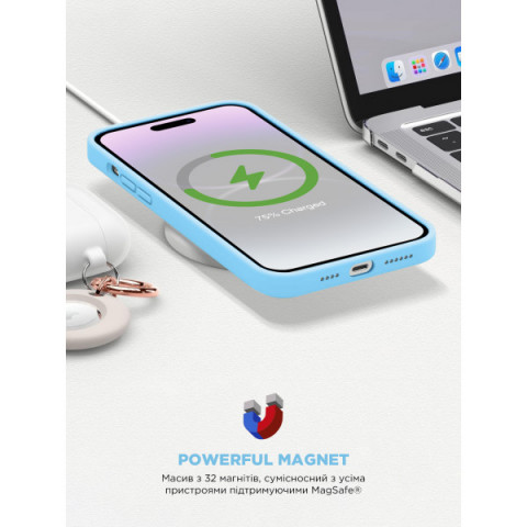 Чохол ArmorStandart ICON2 MagSafe для Apple iPhone 14 Pro Max Sky (ARM68414)
