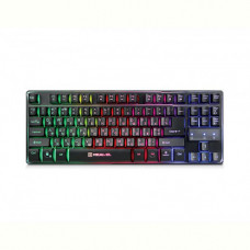 Клавіатура REAL-EL Gaming 8710 TKL Backlit Ukr Black