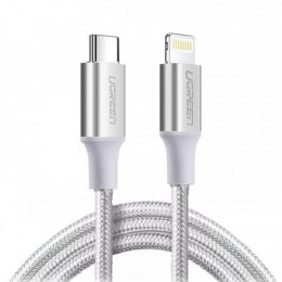 Кабель Ugreen US304 USB-C - Lightning, 2м, Silver (70525)