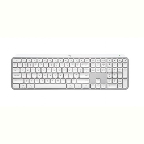 Клавiатура бездротова Logitech MX Keys S Pale Grey (920-011588)