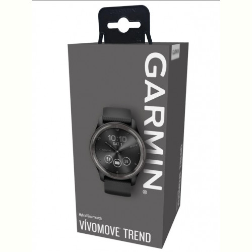 Смарт-годинник Garmin Vivomove Trend Black (010-02665-00)