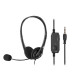 Гарнітура ПК стерео On-ear 2E CH11 mini-jack, omni-mic, 1.2м, чорний