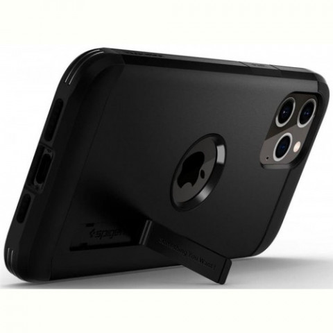 Чохол-накладка Spigen Tough Armor для Apple iPhone 12 Pro Max Black (ACS01626)