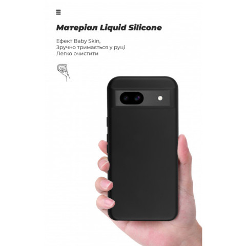 Чохол ArmorStandart ICON для Google Pixel 8a Black (ARM77806)