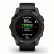 Смарт-годинник Garmin Fenix 7 Pro Sapphire Solar Carbon Gray DLC Titanium with Black Silicone (010-02777-54)