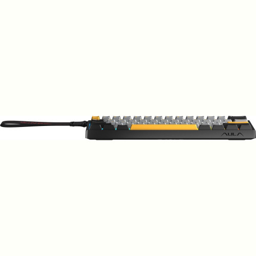 Клавіатура Aula WIN68 HE Max Magnetic switch Black/Grey/Yellow (6978080504036)