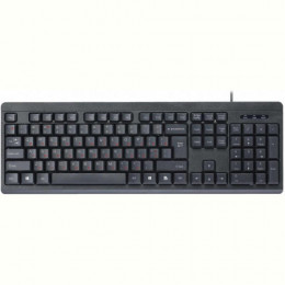 Клавiатура Maxxter KB-112-U Ukr Black USB